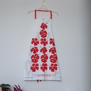 Barbados Red Peacock Flower Apron